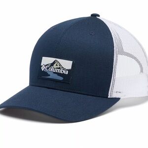 Columbia Blue and White Mesh Cap